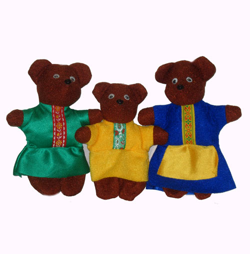 Шагающие куклы. Кукольный театр набор "три медведя". Перчаточный театр три медведя. Кукольный театр бибабо «три медведя». Три медведя перчаточные куклы.