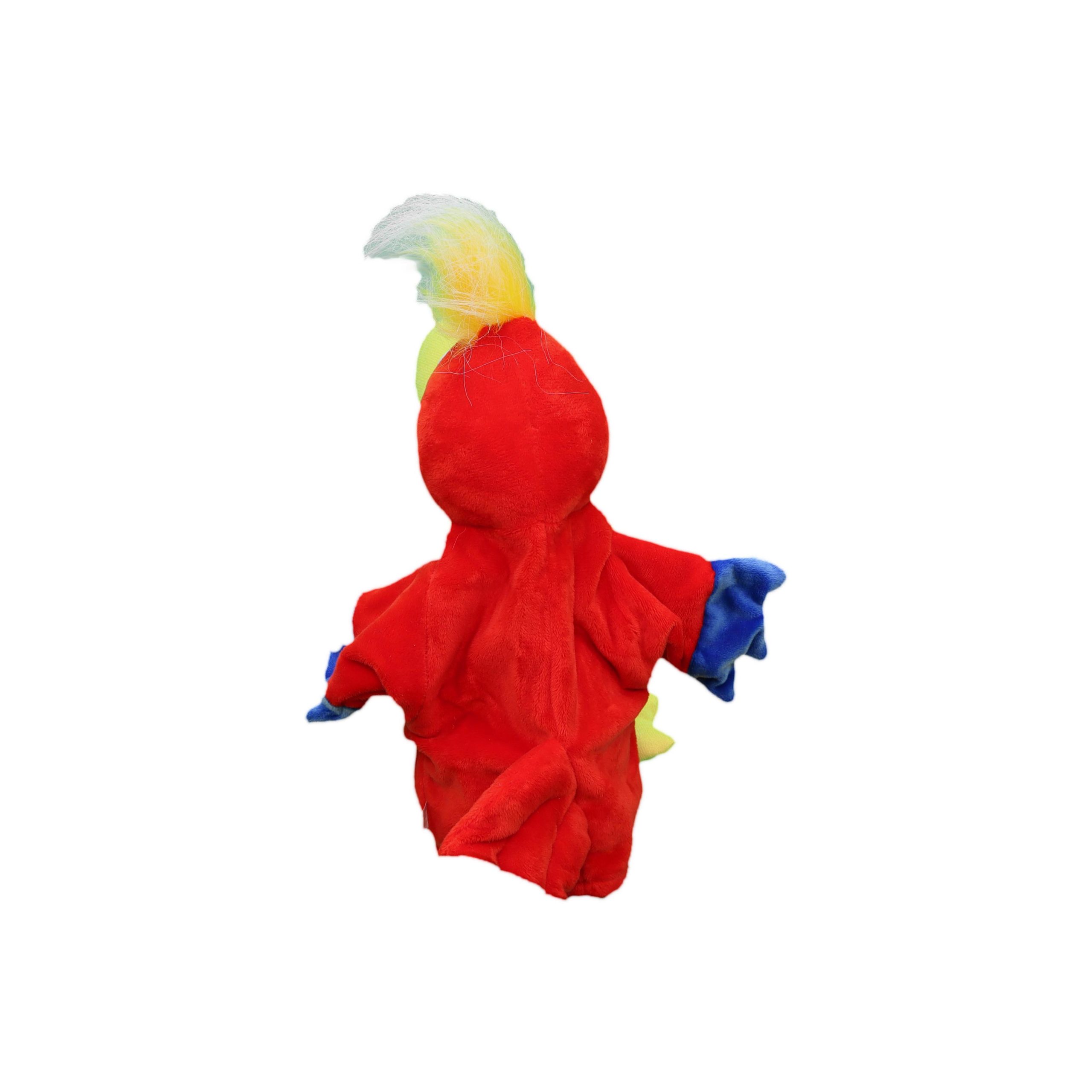 Елочная игрушка «Попугай» красный